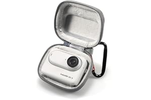 KINOEHOO Étui de Transport pour Insta360 GO 3 Action, Sac de Rangement,étui de Protection Compatible avec Les Accessoires de caméra d'action