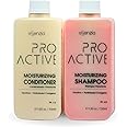 ESSENZIA Proactive Professional Brazilian Moiturizing Shampoo & Conditioner Kit - For Nanoplastia Treatment, Keratin & Straightening | Luxurious Hydration & Nourishment | 350 ML
