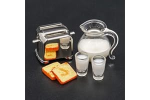 Odoria 1/12 Tostapane Miniatura Cibo e Brocca Accessori Casa Bambole