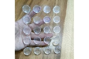 Uni-Fine Shop Tampon élastique transparent 22 mm pour meubles de porte A12