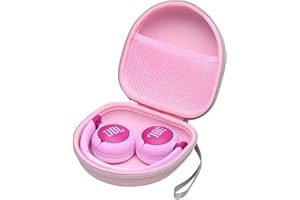 XANAD Tasche für JBL Jr 310bt/ 320bt/ POGS/KVIDIO/iClever/JoySpark/Uliptz/Rebocico/EarFun/TuneFlux/DOQAUS/Lorelei/Nabevi/OneOdio/soundcore Q11i/ Seenda Bluetooth Kinder Kopfhörer (Rosa)
