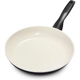 GreenPan, Rio Ceramic Nonstick Frying Pan, 18 cm, Black and Cream