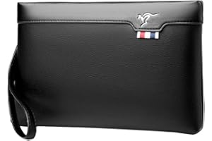 Aideal Pochette da Polso Uomo Borsa a Mano Borsellino con Cinturino per lavoro/viaggio