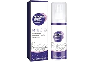 KOAHDE Cuidado de Heridas para Gatos,Spray para Heridas Perro,Cuidado de la Piel y Heridas para Mascotas,Spray Antiséptico para Perros Gatos,Spray para Heridas para Mascotas,60ML,1PC