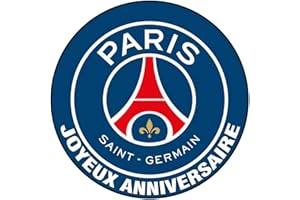 YummyArt Edible Cake Topper - disque gateau azyme pour gateau decoration gateau comestible décoration gateau comestible compatible avec decoration gateau psg