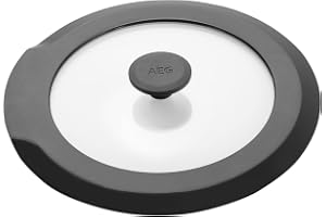 AEG Ångventilslock A9HOLID3/för kastruller och stekpannor med Ø 26–30 cm, lock med ångöppning