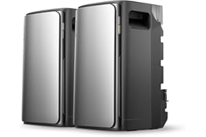 EF ECOFLOW ECOFLOW STREAM Ultra and AC Pro 3.84 kWh Balcony Power Plant with Battery Storage, 2800 W solar input, 2300 W Dual AC Connections, Expandable Capacity up to 11.52 kWh, 6000 Charging Cycles, Smart AI