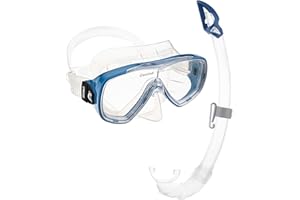 Cressi Onda & Mexico PREMIUM Set de plongée Hommes et Femmes -Bleu/Jaune/Rose/Aquamarine