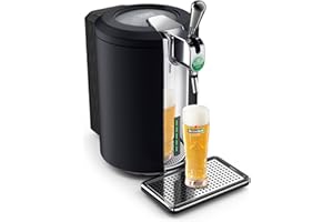 Krups Beertender Compact Ultimate, machine à bière pression, Mousse et température parfaites, Fûts 5 L, YY5603FD