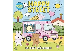 Happy Street En Cozy Målarbok