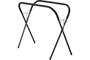 WilTec Caballete de Trabajo Plegable y portátil máx. 50 kg para pulverización Piezas de automóviles Caballete de Pintura para Taller Soporte de Lijado