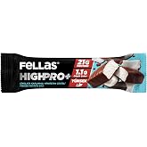 Fellas &Ccedil;ikolata Kaplı HighPro+ Protein Bar - Hindistan Cevizli (50g)