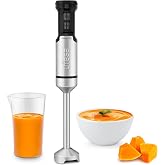 Ufesa Galaxy Hand Blender, Power 1500 W, Variable Speed Control + Turbo, 4 Stainless Steel Blades, Ergonomic Design and Anti