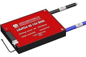 DALY BMS LiFePo4 4S 12V 30A PCB Scheda di Protezione con Porta Comune e Sonda Sensore per Batteria Al Litio nominale 3.2V Strumenti Elettrici FAI DA TE