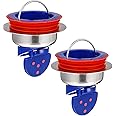 VELEGO 2pcs Floor Drain Odor Proof Core Drain Guard Sewer Backflow Preventer Backwater Valve Insect Proof Drainage and Backflow Automatic Closing to Odor