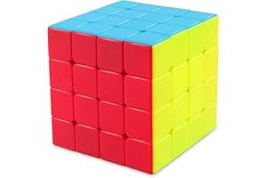 JOPHEK Zauberwürfel 4x4, Zauberwürfel Stickerless 4x4x4 Zauberwürfel Original Speed Cube Puzzle Würfel, Schneller & Professioneller