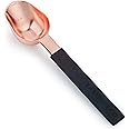 Barista & Co Coffee Scoop Spoon, Stainless Steel Measuring Spoon for Ground Coffee and Loose Leaf Tea, Copper