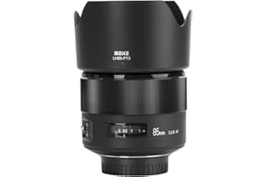 MEKE Meike 85mm F1.8 Auto Focus Full Frame Large Aperture Lens Compatible with Nikon F Mount DSLR Cameras D850 D750 D780 D610 D3200 D3300 D3400 D3500 D5500 D5600 D5300 D5100 D7200 and Other F Mount Cameras