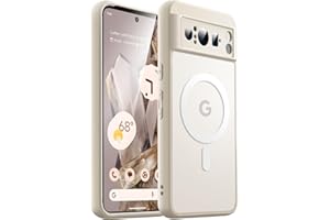JETech Etui Magnetyczne do Google Pixel 8 Pro 6,7 Cala 2023, Kompatybilne z MagSafe, Półprzezroczysty Matowe Tył Odporny na Wstrząsy Osłona Telefonu (Porcelain)