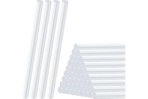 GAOMOENY 50 Stück Heißklebesticks 11mm x 200mm, Heißklebestifte für Heißklebepistole Sticks, Transparente Heissklebepistole Klebesticks Heisskleber Sticks für Heimwerken, Reparieren Handwerk(transparent)