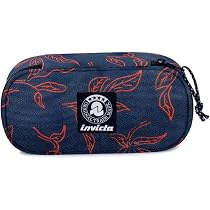 Invicta Portapenne Scuola Lip, Rosa, Taschino Interno con Zip e Passanti Elastici Portapenne, Accessori Zaino, Scuola Media e Superiore, Per Ragazzo e Ragazza