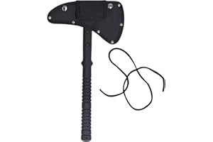 Tnfeeon Hatchet,Hatchet Lightweight Wood Splitter with Sturdy Steel Head Non Slip Grip Handle, Ideal for Camping, Survival, Landscaping