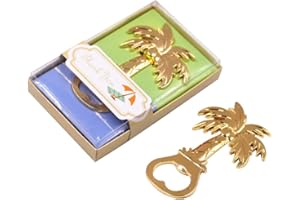 C.X.Y. Bomboniera Cavatappi Apribottiglia Tema Naturale Frutta Pianta Oggettistica Cactus Ananas Palma da Cocco Zucca (Palma da Cocco)