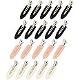 ECVV 20pcs No Bend Hair Clips Makeup Flat No Crease Hair Clips Makeup Clips for Styling Sleeping Makeup Hair Accessories Hairstyle Tool