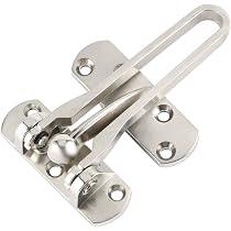Loquet De Porte En Acier Inoxydable 10 Cm Avec Serrure Laiton - Sécurité Renforcée Pour Armoire, Abri De Jardin, Tiroir - 6