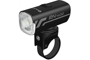 OLIGHT RN 400 Lumière de Bicyclette 400 Lumens L'Autonomie 7H Appuyez Pendant 5S Éclairage de Vélo Étanche IPX 7 Projecteur Avant de Bike Puissant pour la Déverrouiller Phare Rechargeable Rapide