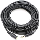 Alfais Al-4807 3.5 mm Kulaklık Ekleme Uzatma Kablosu Dişi Erkek, Siyah, 10 Metre