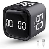 Cube Pomodoro Timer, Desk Productivity Timer 5/10/30/60 Minutes ...