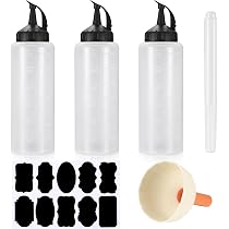 XUHN Quetschflasche Mit Kappen 4 Stück 350ml Squee Produktbild-Vorschau 4