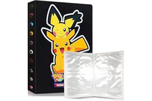 QIFAENY Classeur cartes à collectionner, Albumde cartes, Porte-cartes Livre cartes, 30 pages 4 pochettes pour 240 cartes Album-04