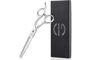 Dream Reach Ciseaux de coiffure pour éclaircir les cheveux - Ciseaux à effiler en acier japonais inoxydable 440C pointus avec des lames en forme de V