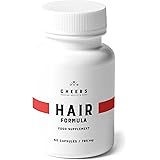 Hair Growth Vitamins - 60 Capsules - Anti Hair Loss Tablets - Hair Regrowth Supplement w/ Phosphatidic Acid - Bamboo, Horseta