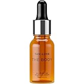 TAN-LUXE THE BODY Fake Tan Drops Medium (15ml) add tanning drops to skin care for a personalized body tan, cruelty-free, and