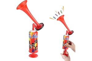 JSMTKJ Wiederverwendbare Stadionhorn, Handheld Luftdruck Fanfare Pumpe, Luftbetriebenes Horn für Handball, Fußball, Stadionhorn, Boot Party