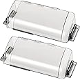 2 Pack Adjustable Air Vent Deflector, 9”-15” Transparent Deflector for Ceiling Registers, Floor, Sidewall (2)