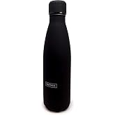 NERTHUS FIH 517 Insulated Water Bottle Stainless Steel 500 ml Double Walled Black Ideal for Sports Work Beach and Mountains
