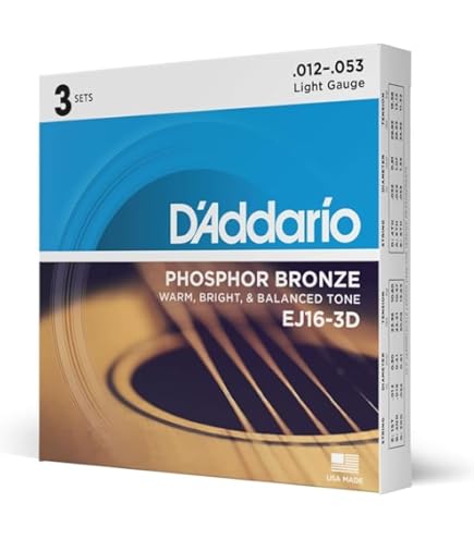 D'Addario XT Acoustic Phosphor Bronze, Custom Light Strings Set, 11-52 &ndash; Lark In The Morning