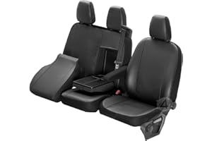 Z4L Housses de siège VIP en cuir synthétique sur mesure pour 1 + 2 (3 places) - En cuir synthétique - 4D-DV-VIP-JEP3M-SD-04