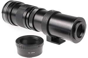 Hersmay 420-800mm F/8.3-16 Teleobiektyw zmiennoogniskowy Ręczne ustawianie ostrości Super Teleobiektyw AF Mount do Sony A900 A850 A700 A580 A550 A560 A500 A450 A350 A290 A230 A100 0 A77 A99 A65 A57