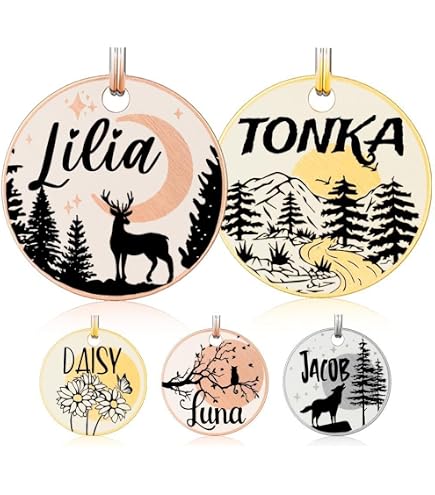 My Family Medaglietta Per Cane Personalizzata Made In Italy, Osso - 5