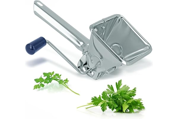 Metaltex Stainless Steel Rotary Herb Cutter, Silver