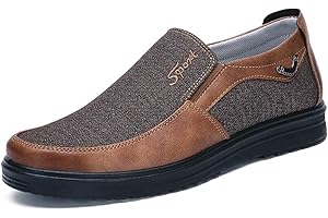 ASIFN Zapatos sin Cordones Hombre Cuero Mocasines Casual Zapatillas Casa para Centavo Ponerse Conducción Formal Negocios Barco Cómodos Caminar