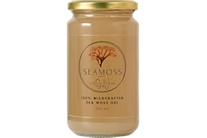 GORDON WATKINS Sea Moss Gel, Made with Wildcrafted, Irish Sea Moss from Grenada. Vegan. Dr Sebi Approved. (Golden, 500ml)