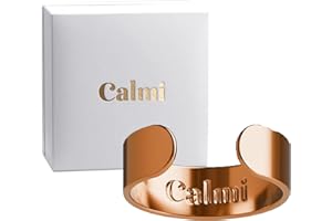 HAOJIESHUN Calmi Ring - The Natural Menopause Solution, Adjustable Calmi Ring Women Magnetic Rings for Anxiety Reduction, Better Sleep, Improves Overall Wellness(Rose Gold)