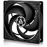 ARCTIC P12 - 120 mm, Ventilateur Boitier Silencieux, Refroidisseur pour Unité Centrale, Pression Statique Élevée, Support à B