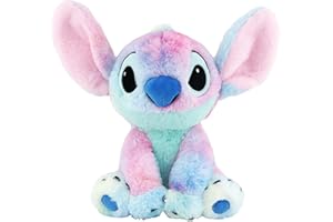 BJPERFMS Stitch Peluche 30cm, Stitch Jouets en Peluche, Stitch Poupée en Peluche de Dessin Animé, Stitch Doll en Peluche pour Enfants, Cadeaux d'anniversaire